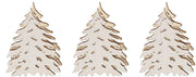 Aufsteckbaum beschneit – doppelseitig - 3er Set