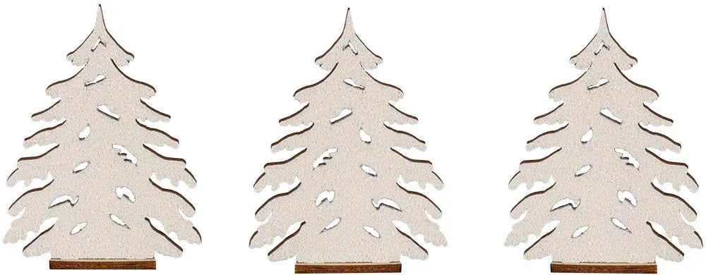 Aufsteckschmuck Baum einseitig beschneit