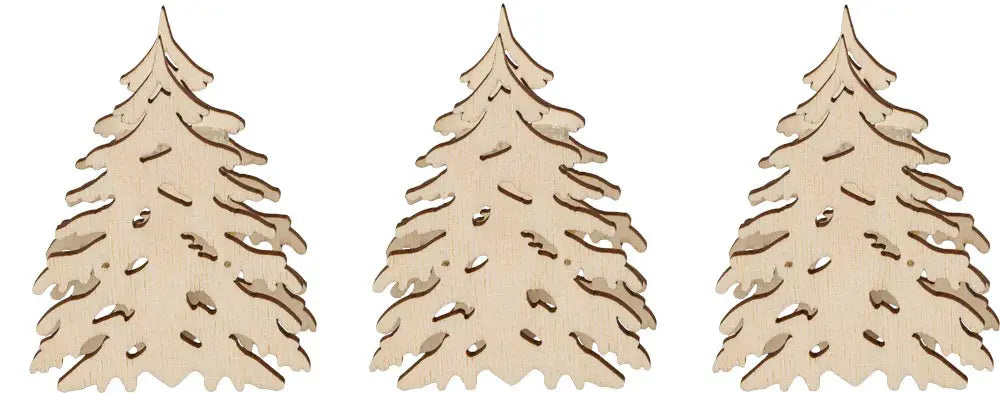 Aufsteckschmuck Baum natur doppelseitig