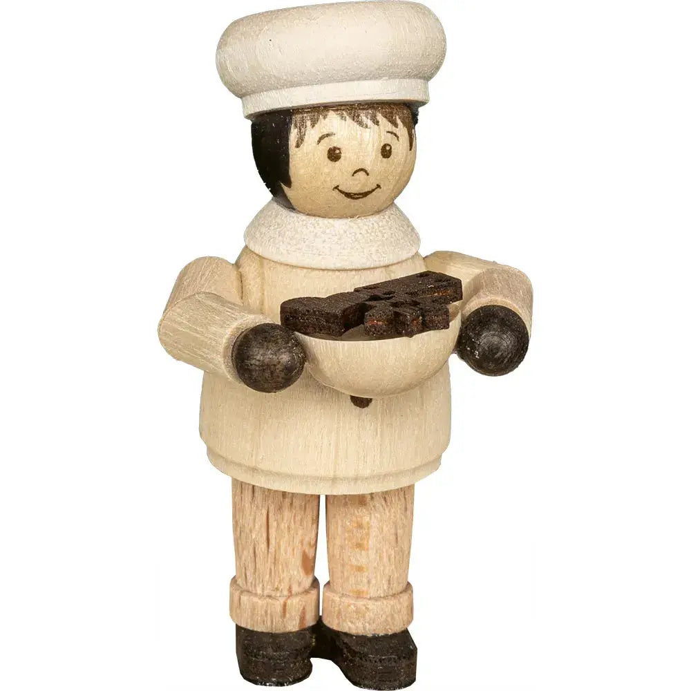 Holzfigur Bäckermädchen