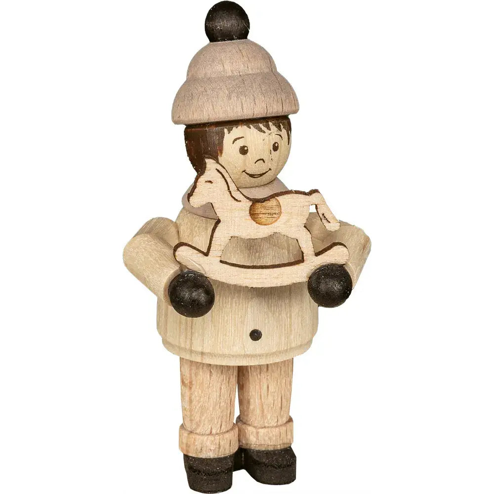 Sammelfigur  Junge mit Pferdchen