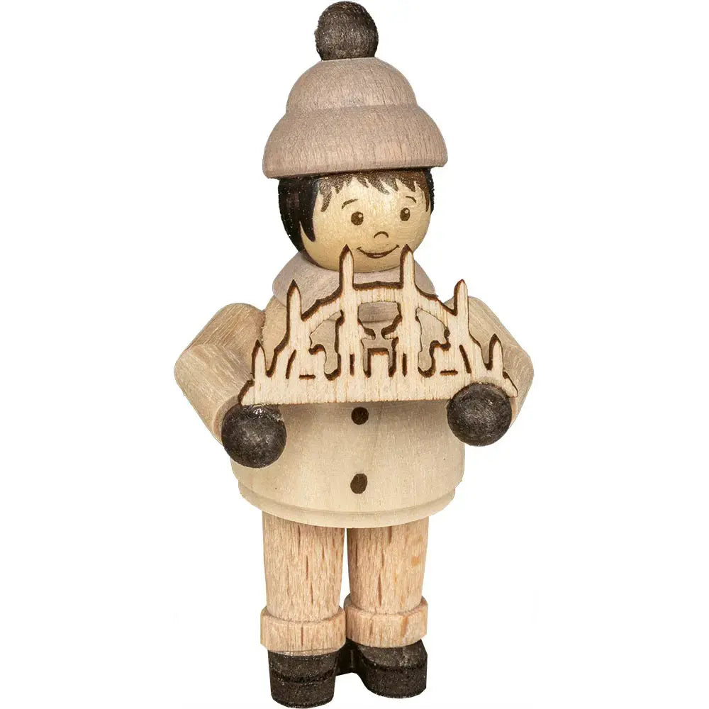 Sammelfigur Junge mit Schwibbogen
