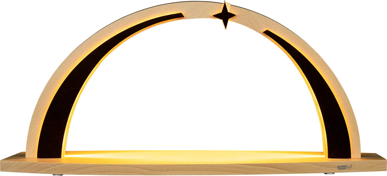 Lichterbogen modern wood unbestückt