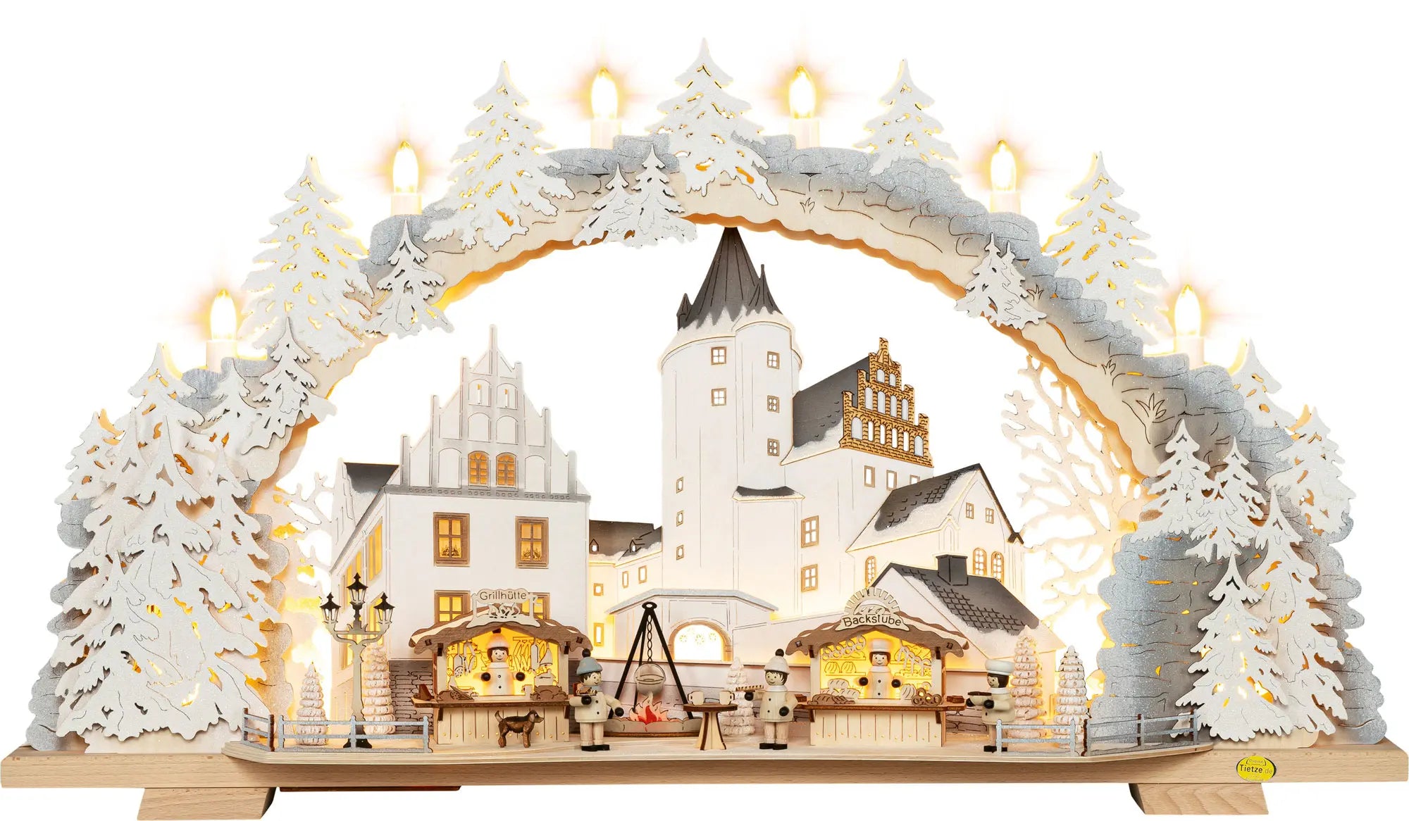 Schlossweihnacht beleuchtet