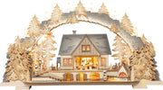 LED Schwibbogen "Bergblickstübl" exklusiv 70cm