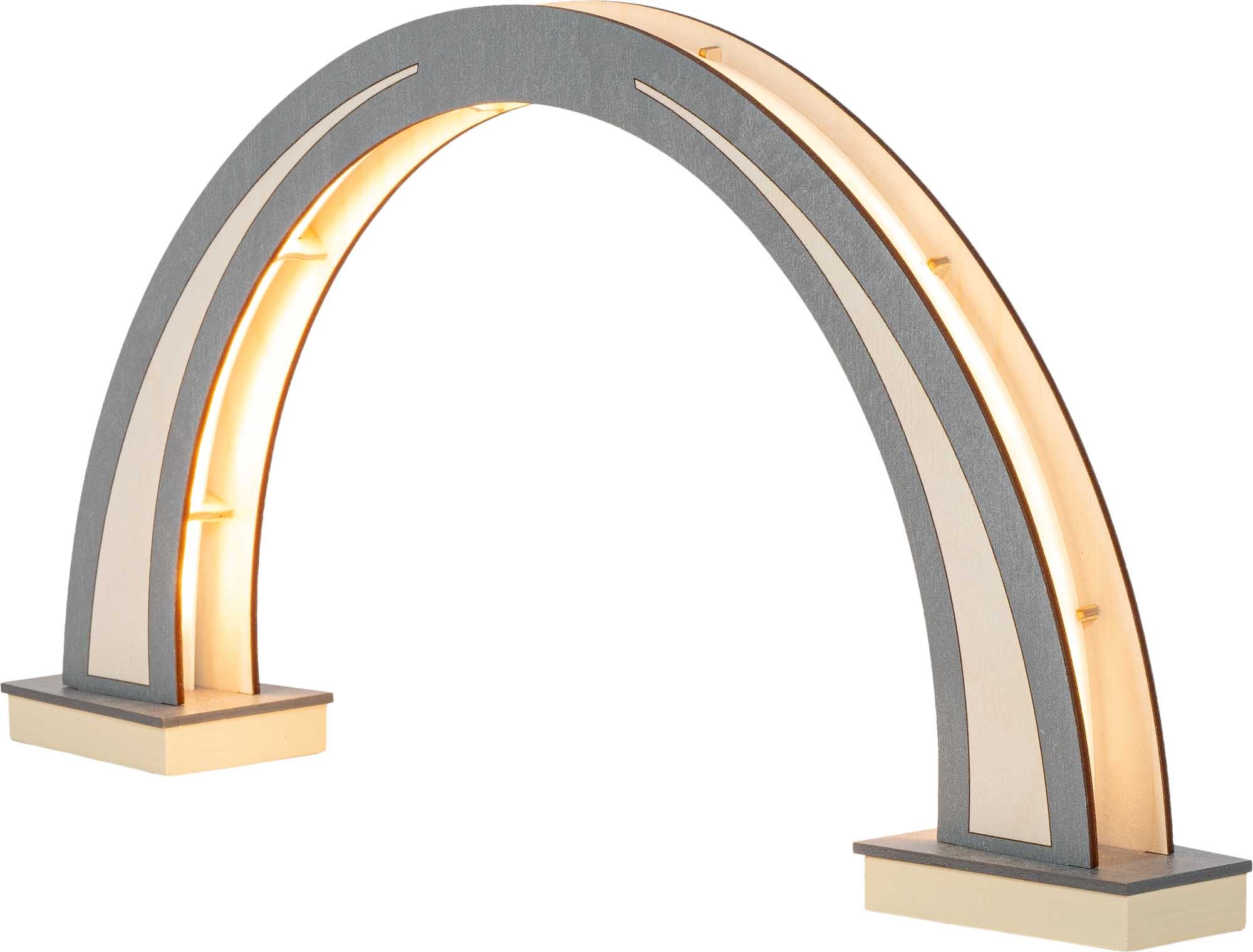 LED Midi Lichterbrücke NEW LINE Grau