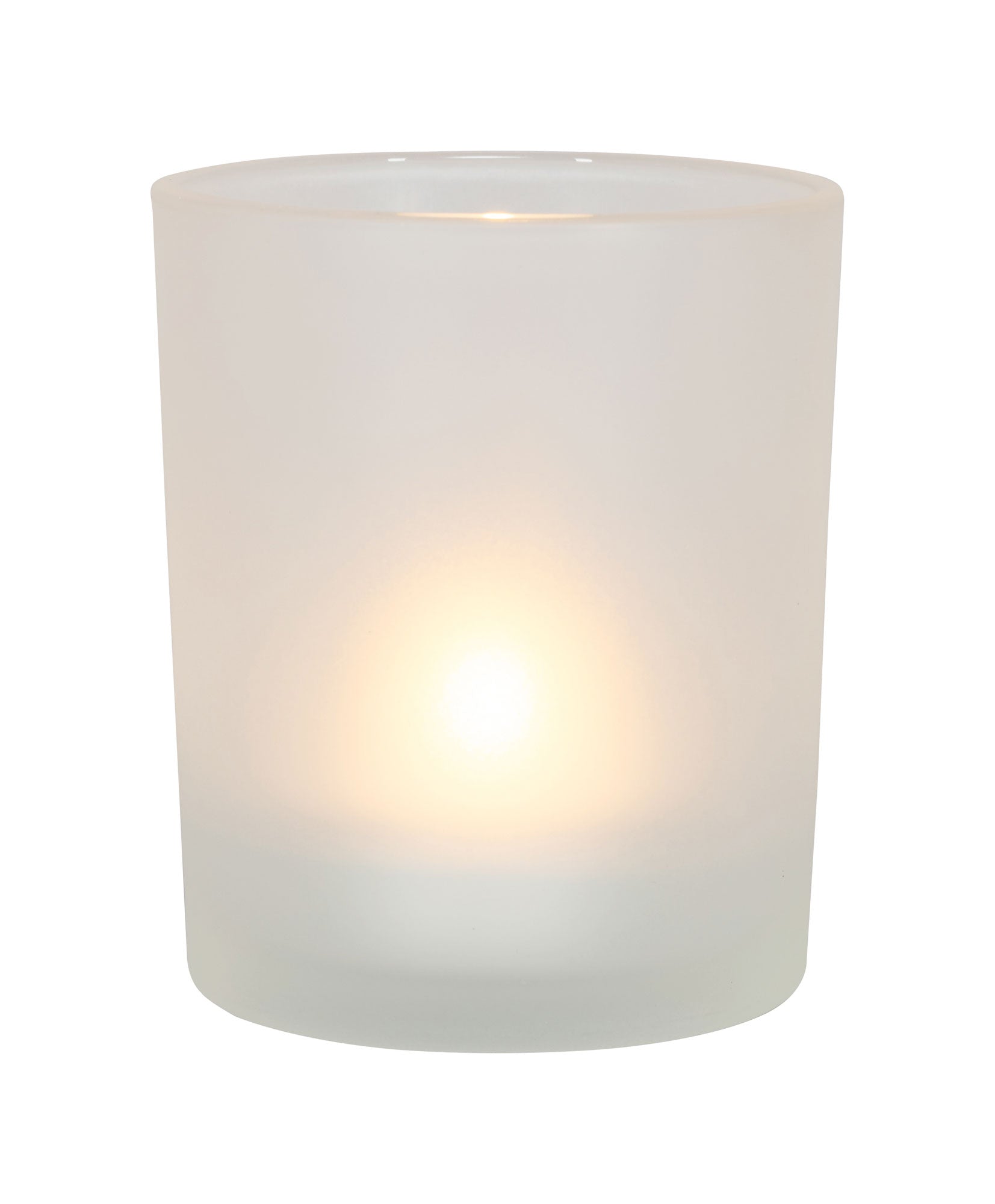 Teelichtglas weiss