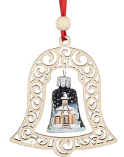 Baumbehang Ornament Motiv Seiffener Kirche